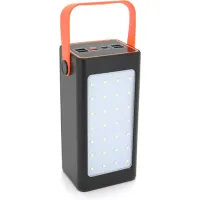 Батарея універсальна ACL 70000mAh, PD/22.5W, USB, Type C, ліхтар, Black/White (PW-52 / 34002) - 1