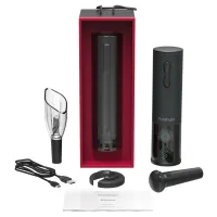 Винний набір Prestigio Bolsena Electric wine opener Black (PWO101BK_EN) - Зображення 1