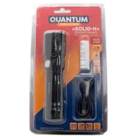 Ліхтар Quantum Solid-H 10W LED з USB-C + Li-ion21700/4000mAh (QM-FL1020-21700/4000-PB) - 10