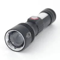 Ліхтар Quantum Adept 10W LED zoom +COB з USB+ Li-ion18650/2600mAh (QM-FL1031-18650/2600) - 2