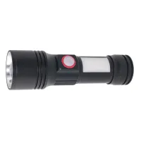 Ліхтар Quantum Adept 10W LED zoom +COB з USB+ Li-ion18650/2600mAh (QM-FL1031-18650/2600) - 6