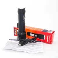 Ліхтар Quantum Adept 10W LED zoom +COB з USB+ Li-ion18650/2600mAh (QM-FL1031-18650/2600) - 9