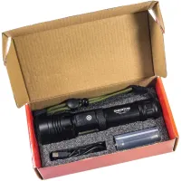 Ліхтар Quantum Perfect 5WLED zoom+3WCOB з функ Power Bank Li-ion26650/4500mAh (QM-FL1035-СB) - 9