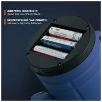 Ліхтар Quantum Nice blue 1WLED + 3WCOB 3xAА (QM-FL3041) - 4