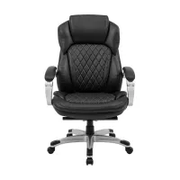 Офісне крісло Richman Преміо Пластик Річ Synchro Шкіра Спліт Чорна (R00000042321) - Зображення 2