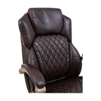 Офісне крісло Richman Преміо Пластик Річ Synchro Шкіра Спліт Темно-коричнева (R00000042322) - Зображення 6