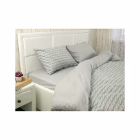 Постільна білизна Руно Grey Braid мікрофайбер двоспальний (Р655.52_Grey Braid) - Image 2