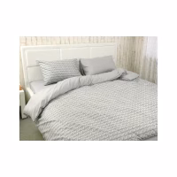 Постільна білизна Руно Grey Braid мікрофайбер двоспальний (Р655.52_Grey Braid) - Image 1