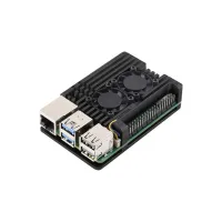 Корпус для Мікро ПК KUONGSHUN for Raspberry Pi 5 Alu 2 fans (RA787) - 1