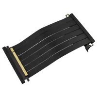 Райзер PcCooler Vertical GPU RISER CABLE PCI-E BK 4.0 185мм PCI-E4.0X16 Чор (RC185 BK 4.0) - 2