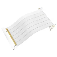 Райзер PcCooler Vertical GPU RISER CABLE PCI-E BK 4.0 185мм PCI-E4.0X16 Біл (RC185 WH 4.0) - 2