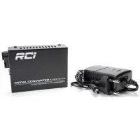 Медіаконвертер RCI 1G, 20km, SC, RJ45, Tx 1550nm standart size metal case (RCI502W-GE-20-B) - 3