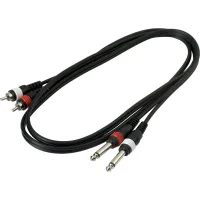 Інсертний кабель RockCable Patch Cable - 2 x RCA to 2 x TS Jack (1.5m) (RCL 20932 D4) - Зображення 3