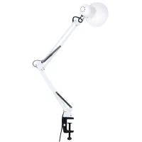 Настільна лампа Євросвітло Ridy-027 E27 зі струбциною біла - 2