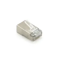 Конектор RJ45 cat.6 FTP, екранований, 50 шт упаковка Merlion (RJ45ML-2-50-CAT6-FTP / 10566) - 1