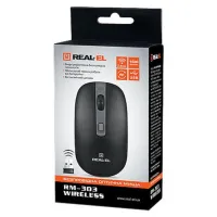 Мишка REAL-EL RM-301 black - 6
