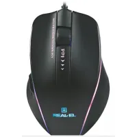 Мишка REAL-EL RM-747 Black - 4