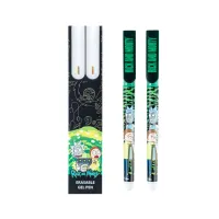 Ручка гелева Kite пиши-стирай Rick and Morty синя, 2 шт у пеналі (RM24-069) - Изображение 2
