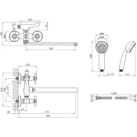 Змішувач Kroner Royce-C072 - 8