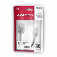 Переходник OTG USB 3.0 AF to USB-C 0.2m gray AXAGON (RUCM-AFAC) - Image 2