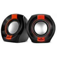 Акустична система REAL-EL S-50 black-red - 1