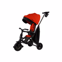 Дитячий велосипед QPlay Nova+ Rubber складаний триколісний Orange Sunset (S700-17Nova+RubberOS) - Image 1