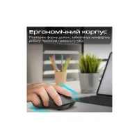 Мишка Promate Samo Wireless/Bluetooth Black (samo.black) - 3