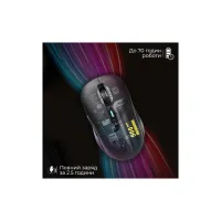 Мишка Promate Samo Wireless/Bluetooth Black (samo.black) - 7