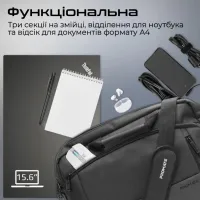 Сумка для ноутбука Promate 15.6" Satchel-MB black (satchel-mb.black) - 2