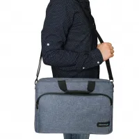 Сумка для ноутбука Grand-X 14'' SB-148 soft pocket Blue Gray (SB-148J) - 9