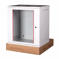 Шафа настінна Hypernet 12U 19" 542x400 розбірна Security Box (SB-40-12U-FLAT) - Image 4