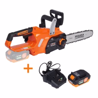 Цепная пила SEQUOIA 20 В, бесщет. двиг, шина 30 см, АКБ 4 Ач и ЗУ, 3.2 кг (SBC2012BS-EV) - Image 2