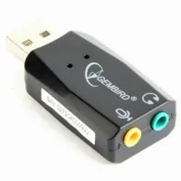 Перехідник USB2.0-Audio Gembird (SC-USB2.0-01) - 1