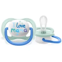 Пустушка Philips AVENT Ultra Air I love… для хлопчиків 0-6 міс (SCF080/01) - 2