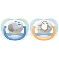 Пустушка Philips AVENT Ultra Air Animal для хлопчиків 0-6 міс (SCF080/05) - 1
