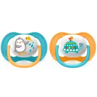 Пустушка Philips AVENT Ultra Air Animal для хлопчиків 6-18 міс (SCF080/07) - 1