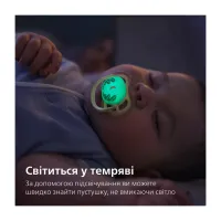 Пустушка Philips AVENT Ultra Air Нічна 0-6 місяців 2 шт (SCF376/27) - 5