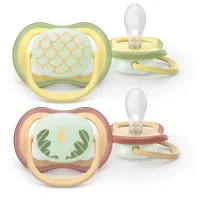 Пустушка Philips AVENT Ultra Air Нічна 0-6 місяців 2 шт (SCF376/27) - 1