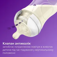 Пляшечка для годування Philips AVENT Natural Природний потік Жираф 260 мл (SCY903/66) - 5