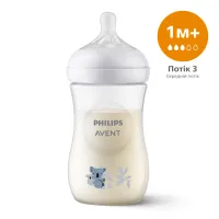 Пляшечка для годування Philips AVENT Natural Природний потік Коала 260 мл (SCY903/67) - 1