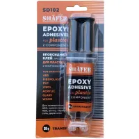 Автомобільний клей SHAFER прозор.+прозор. 30г (SD102) - 1