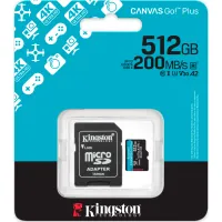 Карта пам'яті Kingston 512GB microSDXC сlass 10 UHS-I U3 V30 A2 Canvas Go Plus G4 (SDCG4/512GB) - 3