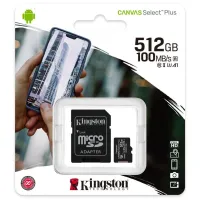 Карта пам'яті Kingston 512GB microSD class 10 A1 Canvas Select Plus (SDCS2/512GB) - 3