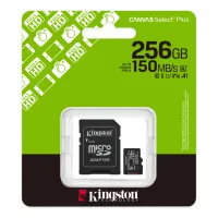 Карта пам'яті Kingston 256GB microSDXC class 10 UHS-I V10 A1 Canvas Select Plus (SDCS3/256GB) - 3