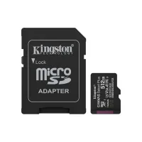Карта пам'яті Kingston 512GB microSDXC class 10 UHS-I U3 V30 A1 Canvas Select Plus (SDCS3/512GB) - 1