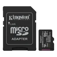 Карта пам'яті Kingston 64GB microSDXC class 10 UHS-I V10 A1 Canvas Select Plus (SDCS3/64GB) - 1