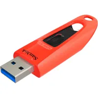 USB флеш накопичувач SanDisk 64GB Ultra Red USB 3.0 (SDCZ48-064G-U46R) - 2
