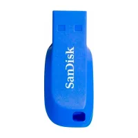 USB флеш накопичувач SanDisk 64GB Cruzer Blade Electric Blue USB 2.0 (SDCZ50C-064G-B35BE) - 2