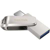 USB флеш накопичувач SanDisk 1TB Ultra Dual Luxe Silver USB 3.2/Type-C (SDDDC4-1T00-G46) - 1