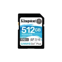 Карта пам'яті Kingston 512GB SDXC class 10 UHS-I U3 Canvas Go Plus (SDG3/512GB) - 1